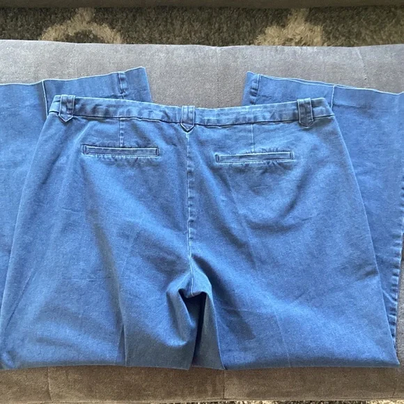 Isaac Mizrahi True Denim Wide Leg Jeans - Picture 6 of 8